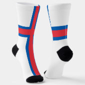 Chaussette Drapeau des îles Féroé (Angulaire)