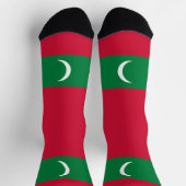 Chaussette Drapeau des Maldives (Haut)