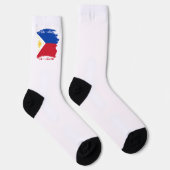 Chaussette drapeau des Philippines (Droite)