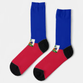 Chaussette Drapeau d'Haïti (Gauche)