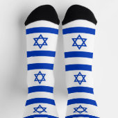 Chaussette Drapeau d'Israël (Haut)