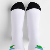 Chaussette Drapeau Djibouti (Haut)