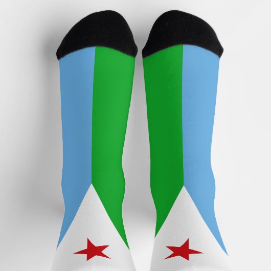 Chaussette Drapeau Djibouti (Haut)