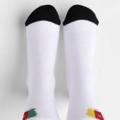 Chaussette drapeau du Cameroun (Haut)