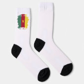 Chaussette drapeau du Cameroun (Droite)