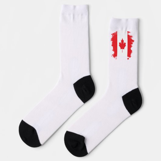 Chaussette Drapeau du Canada (Gauche)