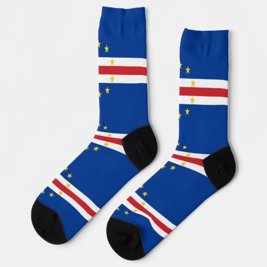 Chaussette Drapeau du Cap-Vert (Gauche)