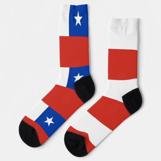 Chaussette Drapeau du Chili (Gauche)