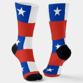 Chaussette Drapeau du Chili (Angulaire)