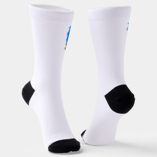 Chaussette Drapeau du Congo (Angulaire)