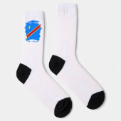 Chaussette Drapeau du Congo (Droite)