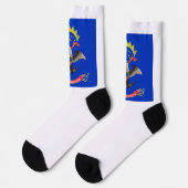 Chaussette Drapeau du Dakota du Nord (Gauche)