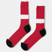 Chaussette Drapeau du Danemark (Gauche)