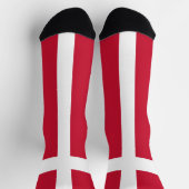 Chaussette Drapeau du Danemark (Haut)
