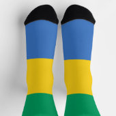 Chaussette Drapeau du Gabon (Haut)