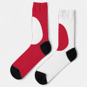 Chaussette Drapeau du Groenland (Gauche)