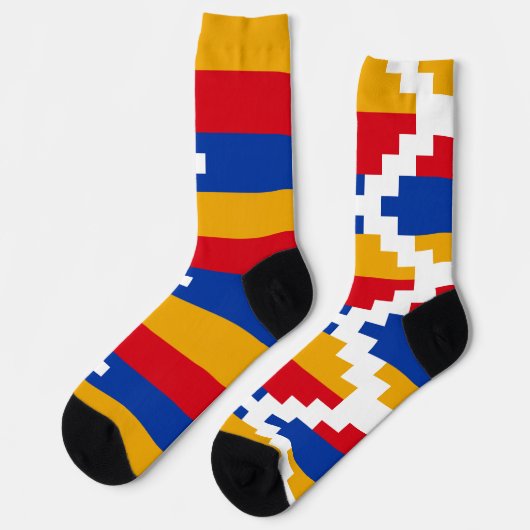 Chaussette Drapeau du Haut-Karabakh (Gauche)