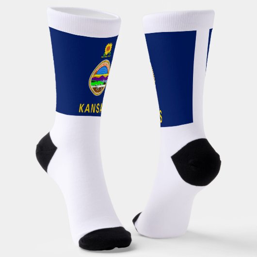 Chaussette Drapeau du Kansas (Angulaire)