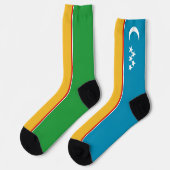 Chaussette Drapeau du Karakalpakstan (Gauche)