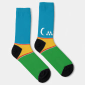 Chaussette Drapeau du Karakalpakstan (Droite)