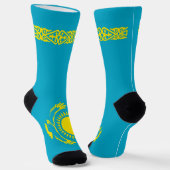 Chaussette Drapeau du Kazakhstan (Angulaire)