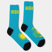 Chaussette Drapeau du Kazakhstan (Droite)