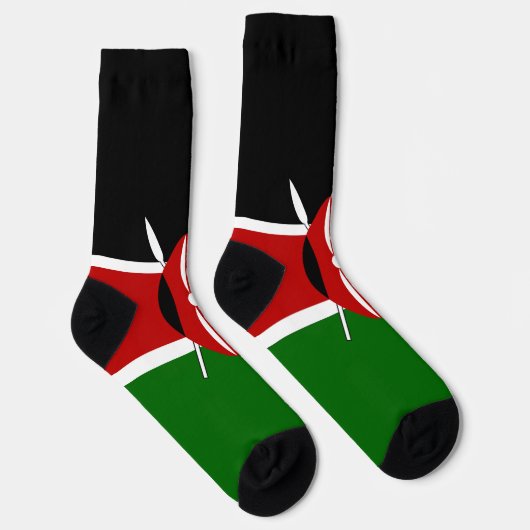 Chaussette Drapeau du Kenya (Droite)