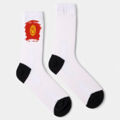 Chaussette Drapeau du Kirghizistan (Droite)