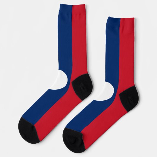 Chaussette Drapeau du Laos (Gauche)