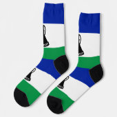 Chaussette Drapeau du Lesotho (Gauche)