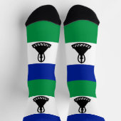 Chaussette Drapeau du Lesotho (Haut)