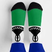 Chaussette Drapeau du Lesotho (Haut)