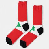 Chaussette Drapeau du Liban (Gauche)