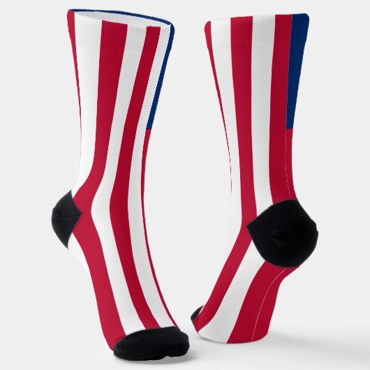 Chaussette Drapeau du Libéria (Angulaire)