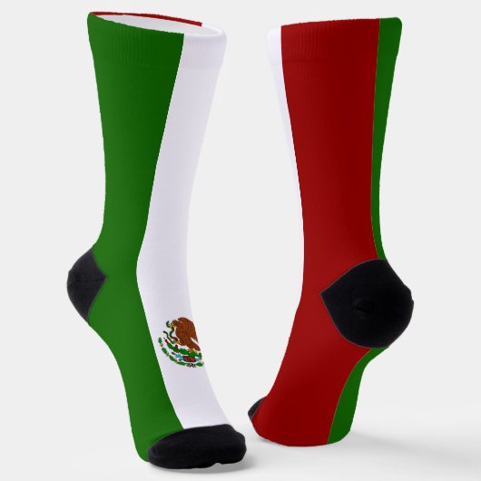 Chaussette Drapeau du Mexique (Angulaire)