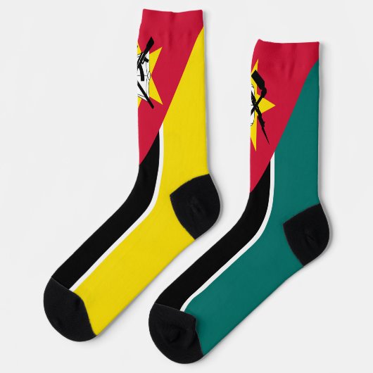 Chaussette Drapeau du Mozambique (Gauche)