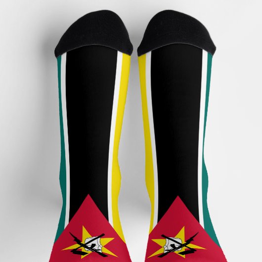 Chaussette Drapeau du Mozambique (Haut)