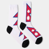 Chaussette Drapeau du Népal (Droite)