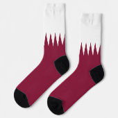 Chaussette Drapeau du Qatar (Gauche)