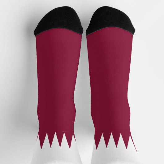 Chaussette Drapeau du Qatar (Haut)