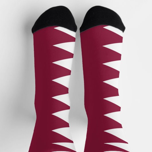 Chaussette Drapeau du Qatar (Haut)