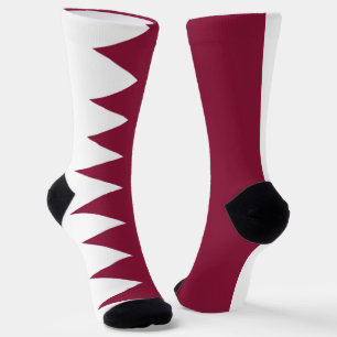 Chaussette Drapeau du Qatar