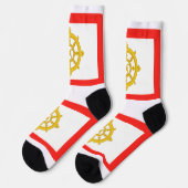 Chaussette Drapeau du Royaume de Sikkim (Gauche)