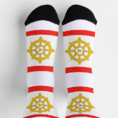 Chaussette Drapeau du Royaume de Sikkim (Haut)