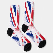 Chaussette Drapeau du Royaume-Uni Grunge Vintage (Droite)
