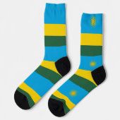 Chaussette Drapeau du Rwanda (Gauche)