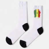 Chaussette drapeau du Sénégal (Gauche)
