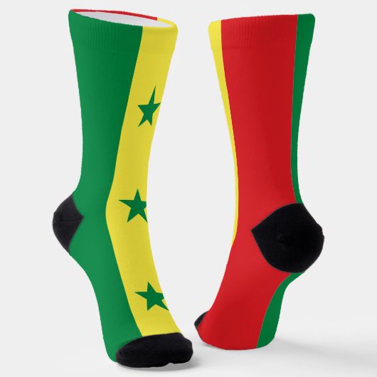 Chaussette Drapeau du Sénégal (Angulaire)