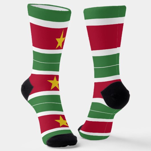 Chaussette Drapeau du Suriname (Angulaire)