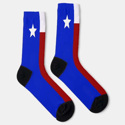 Chaussette Drapeau du Texas (Droite)